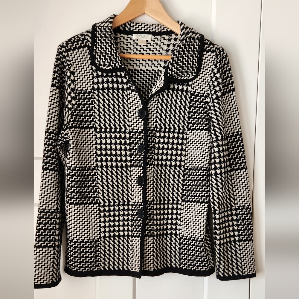 Patterned Cardigan Sz Medium